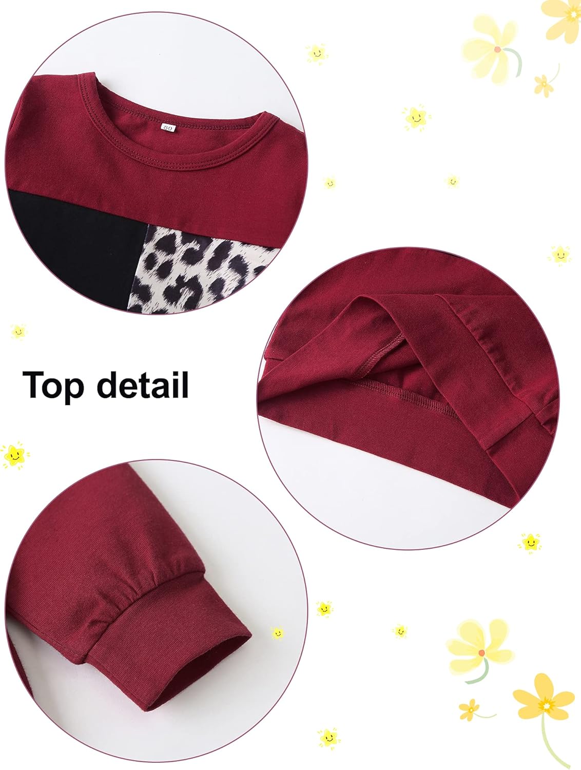 Warme baby sweater set voor meisjes