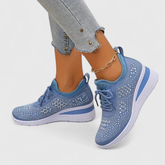 Schoenen met brede teenruimte en zachte demping