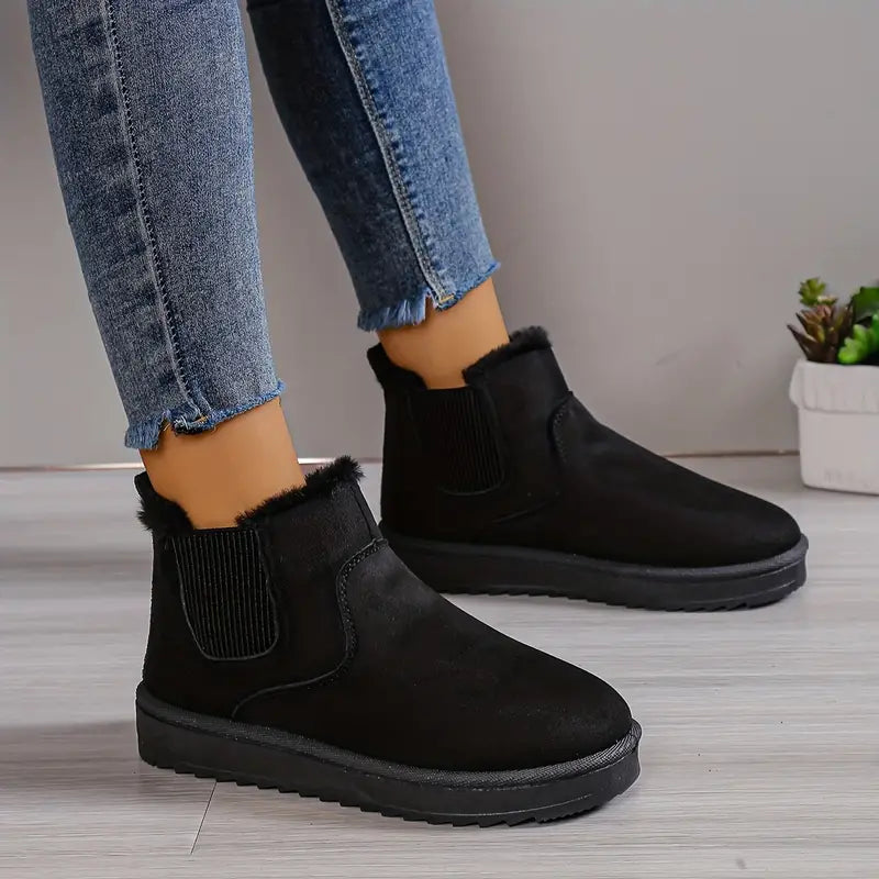Comfy thermische slip-on snowboots
