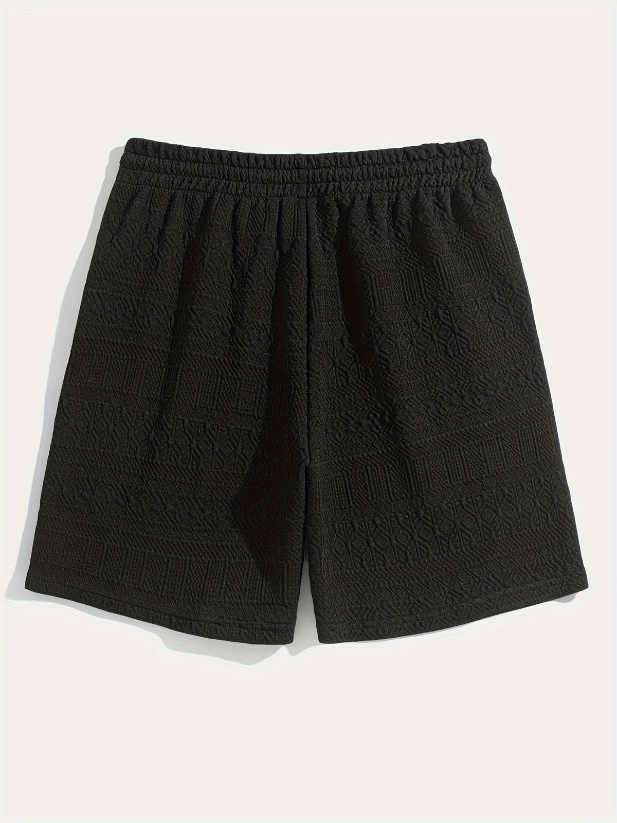 Zomer shorts heren basic look met koordzak comfort