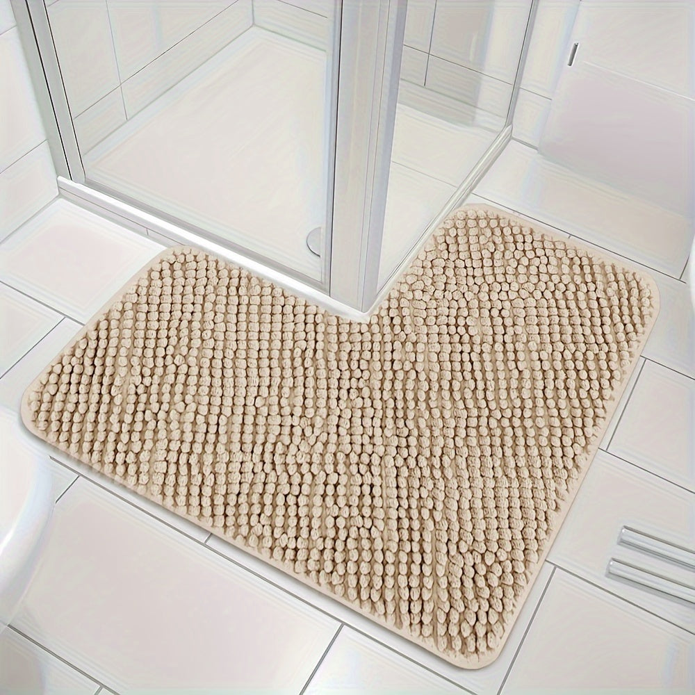 L-vormige antislip hoekdouchemat