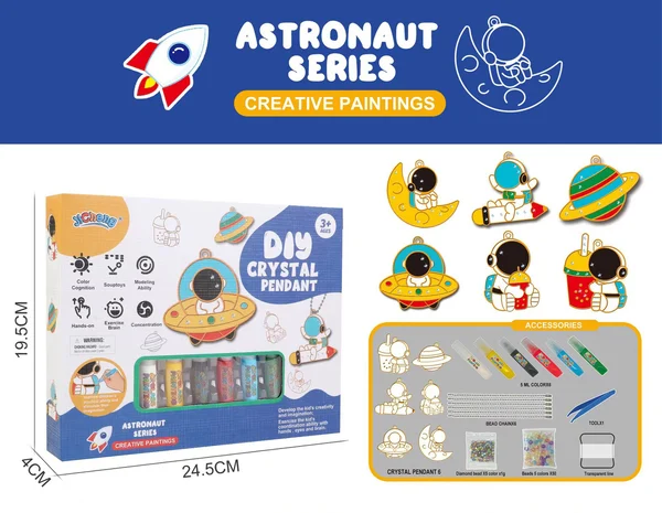 DIY-knutselset met kristallen voor kinderen — afbeelding 5
