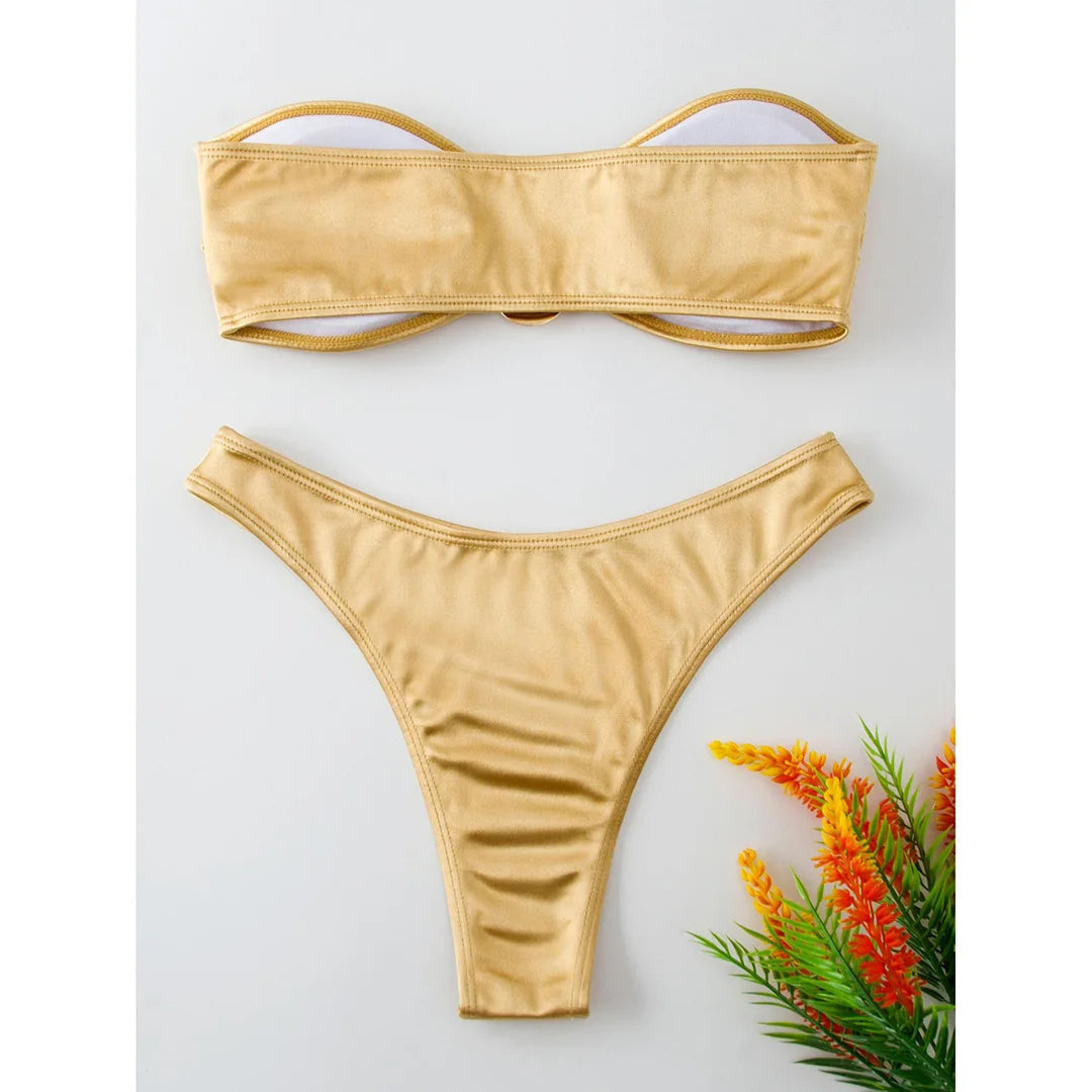 Hanna strapless bikini