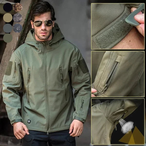 Militair softshelljack voor heren Engelbert — afbeelding 5