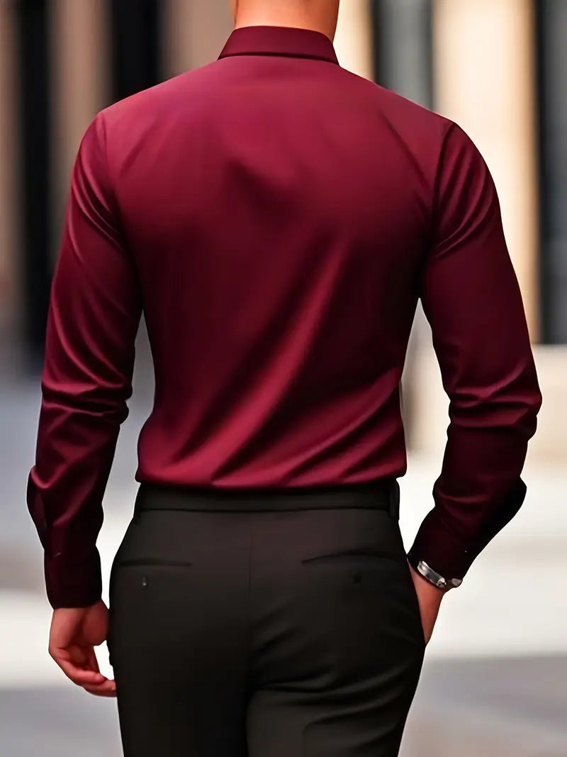 Fabrice | Slim-fit herenoverhemd met lange mouwen