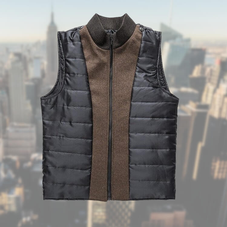 Herenjas met afneembaar vest