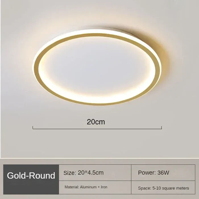 Scandinavische ronde plafondlamp – Noor