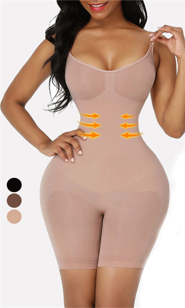 Shapewear body met zandloper effect