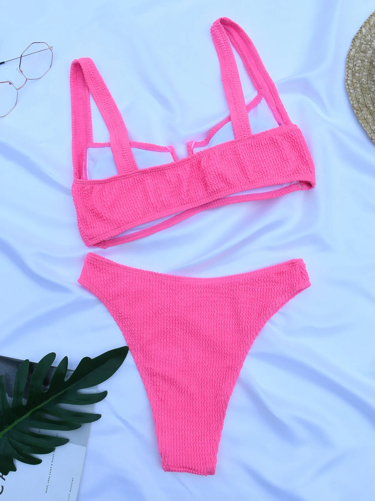 Haven geribbelde bikini