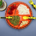 Bulldozer kinderbestek set
