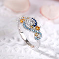 "De starry nacht" geïnspireerde vintage ring