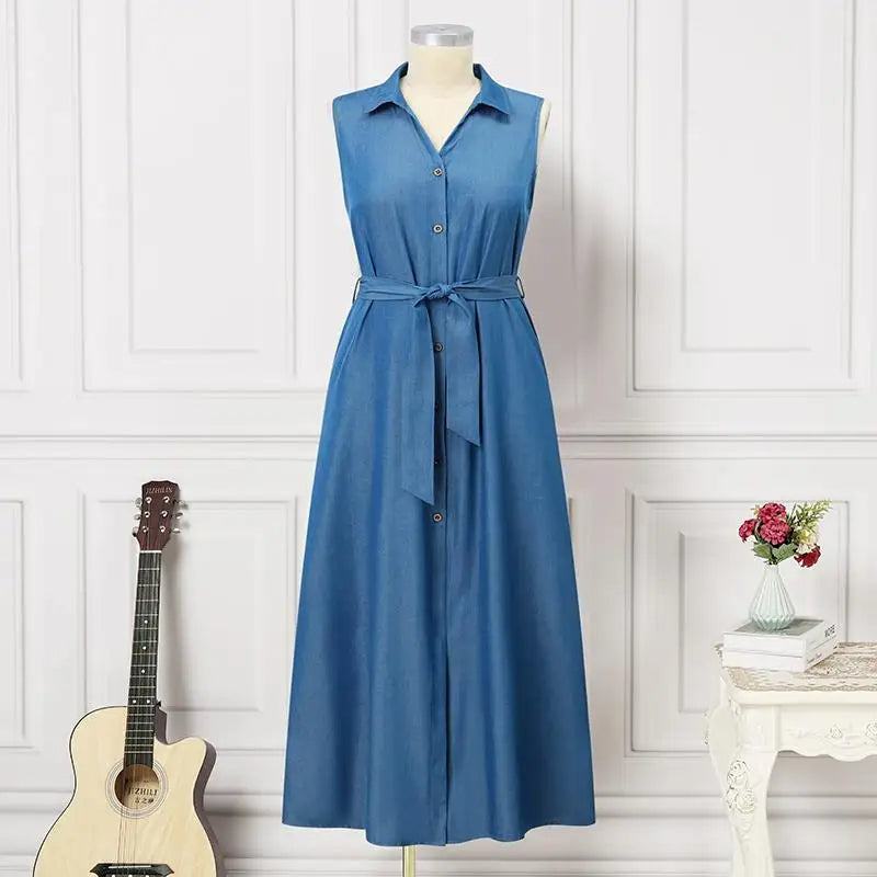 Melissa plus-size spijkerjurk