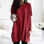 Oversized dames trui met zakken