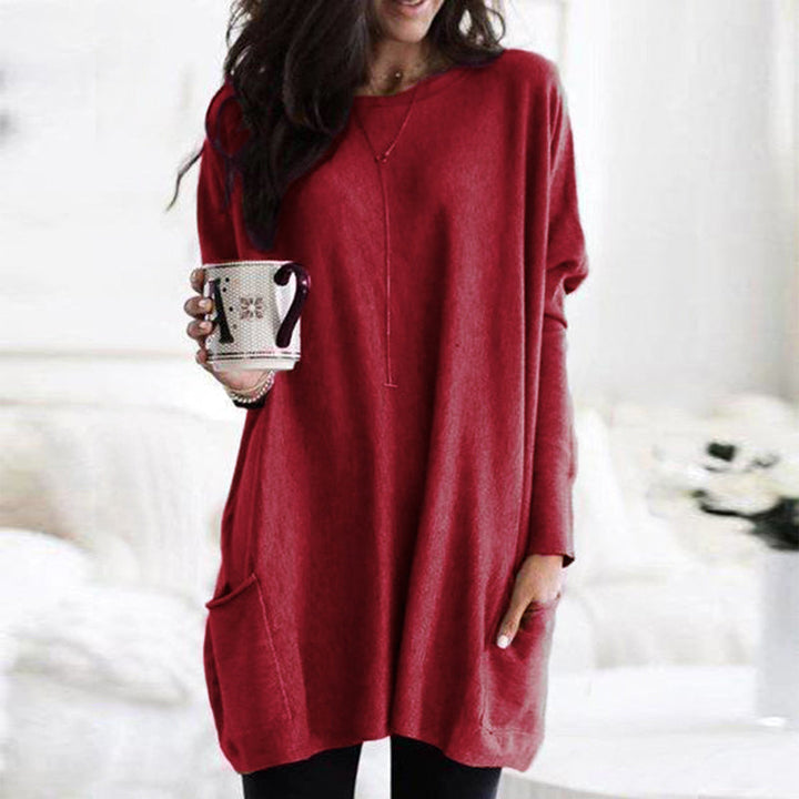 Oversized dames trui met zakken