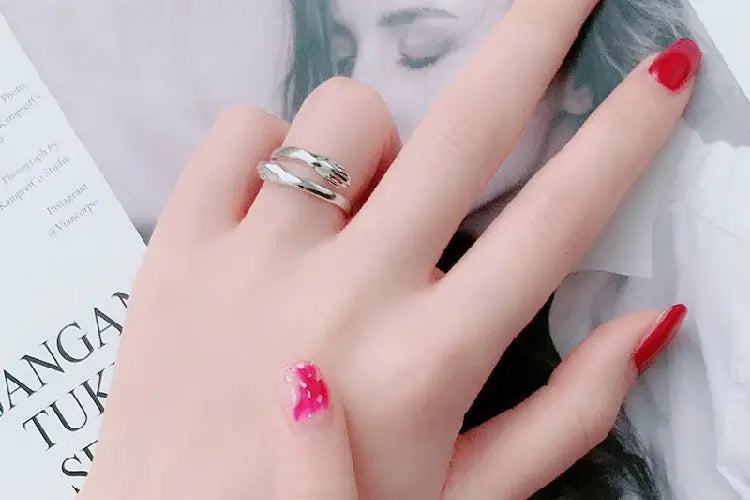 Love hug open ring