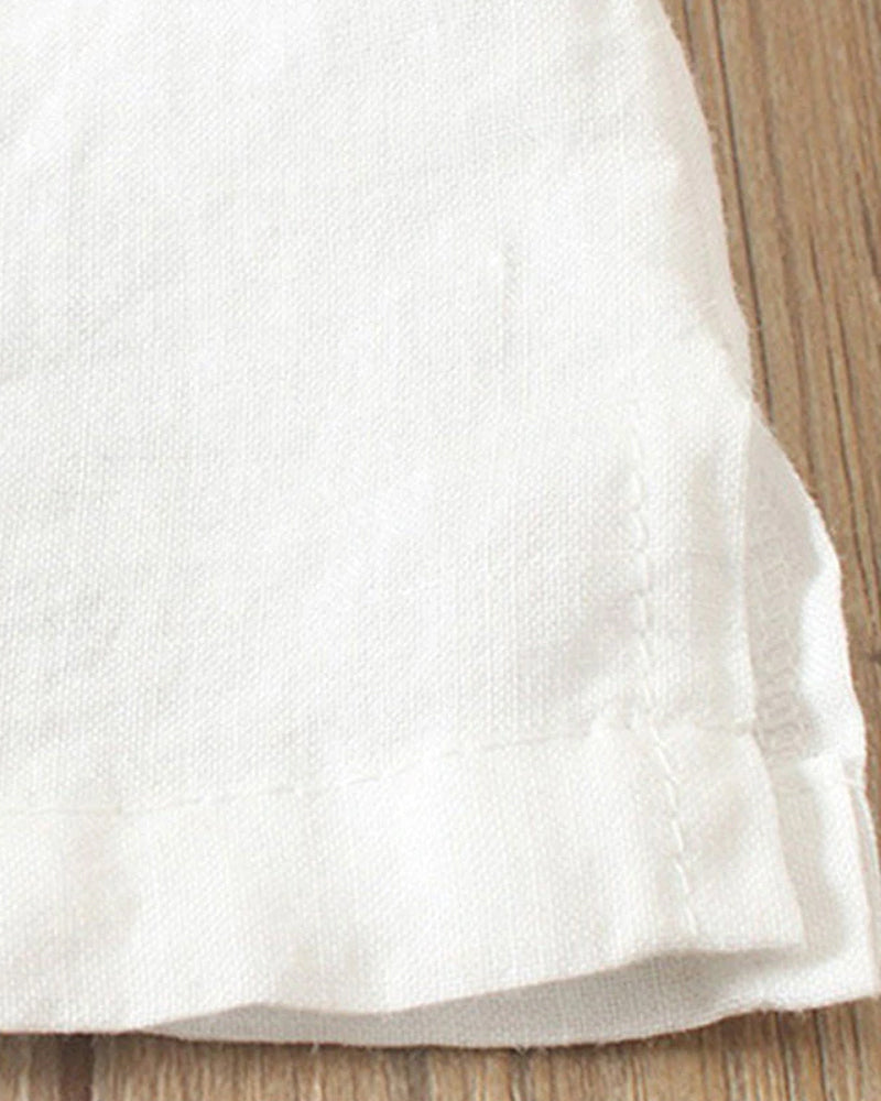 Casual korte mouw blouse met ronde hals — afbeelding 7