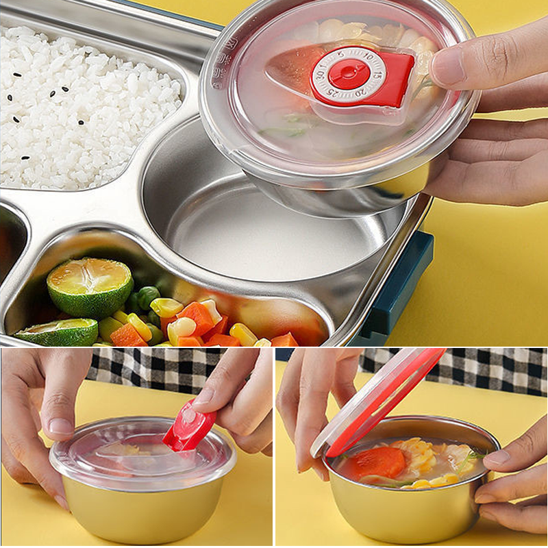 Roestvrijstalen thermo-lunchbox
