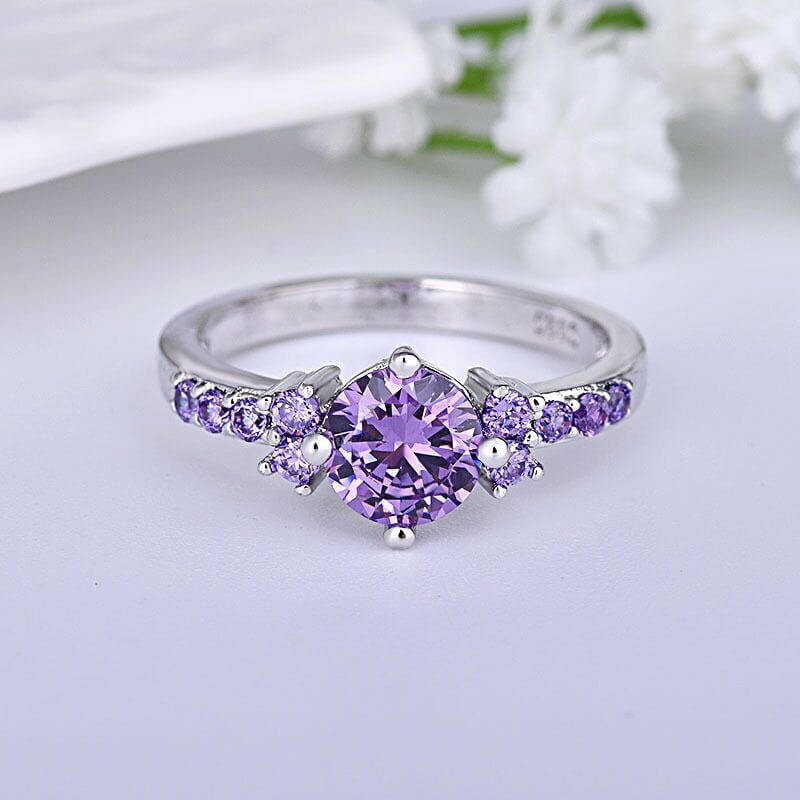 Eternity-ring met amethist