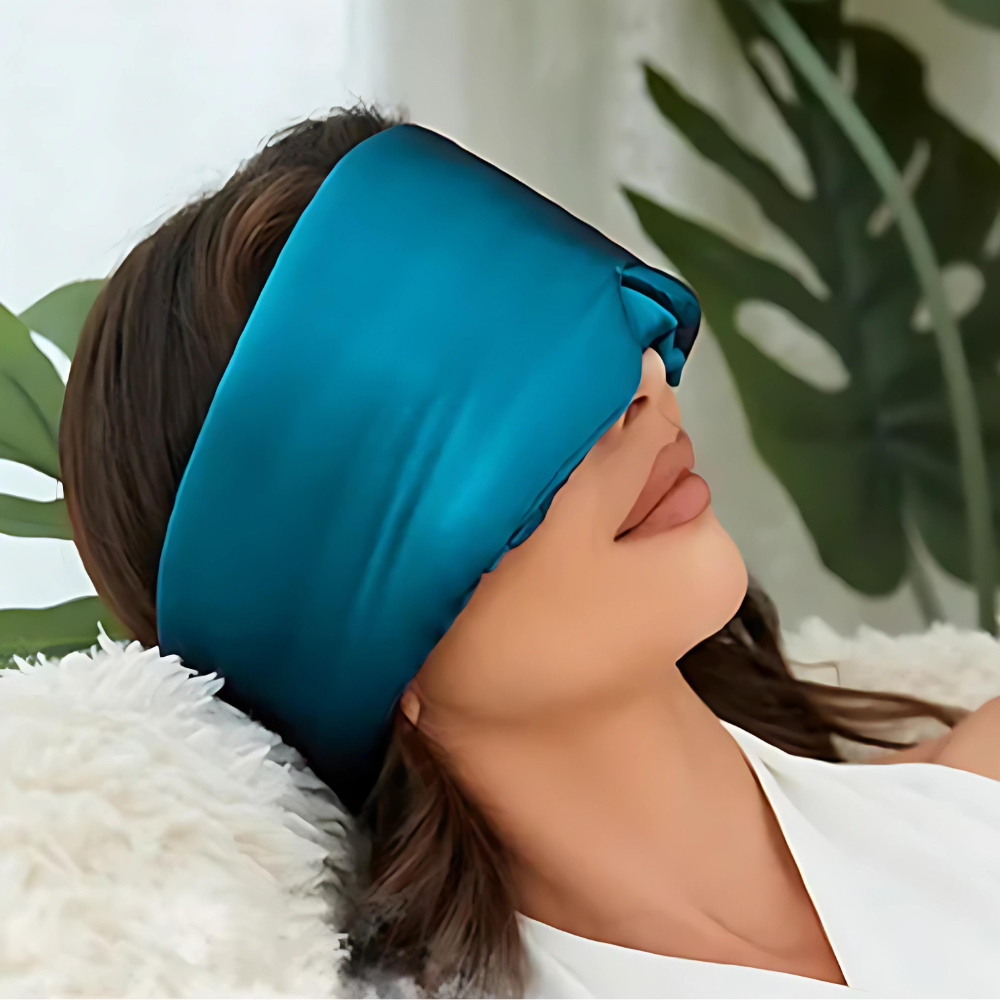 Slaapmasker van zuivere moerbeizijde