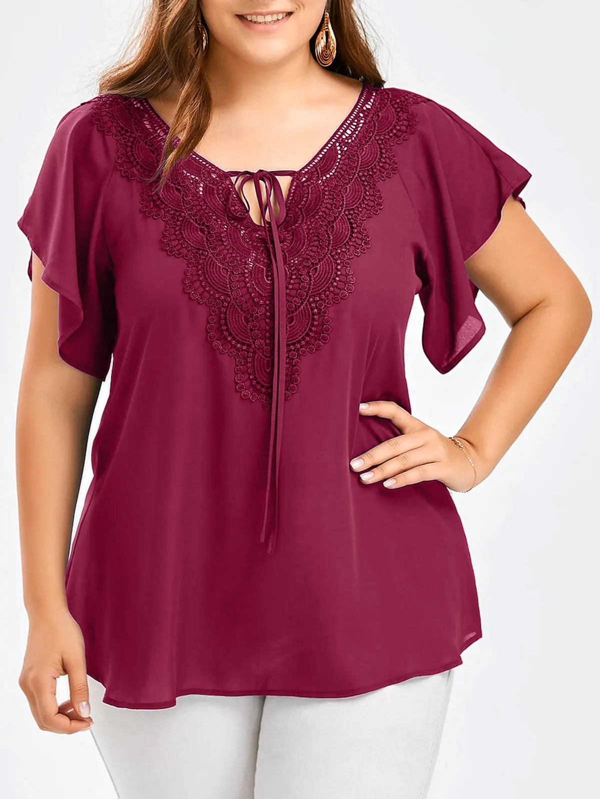 Femke plus-size top