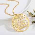 Ketting met familieboomhanger