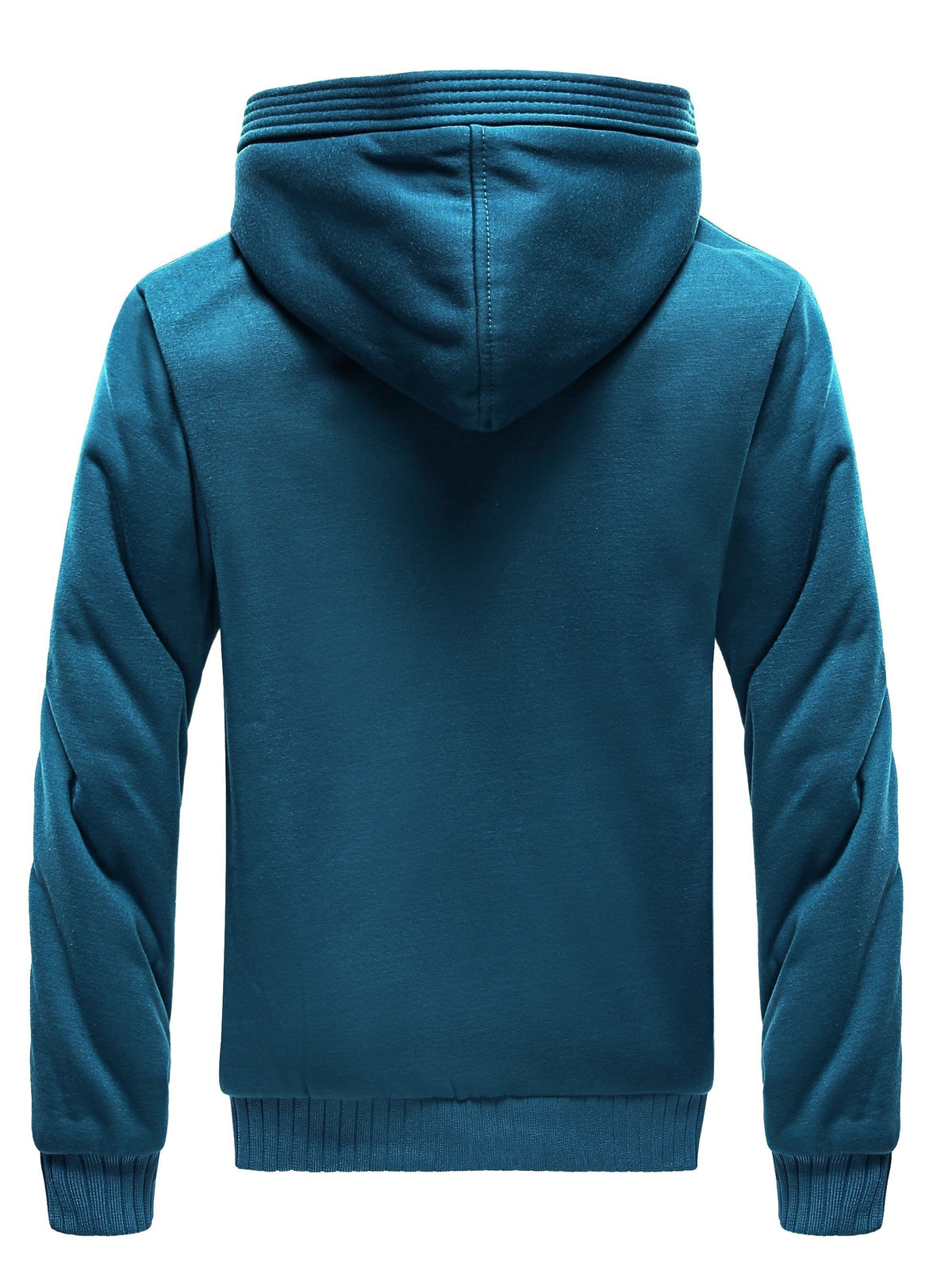 Winter warm fleece jack met capuchon