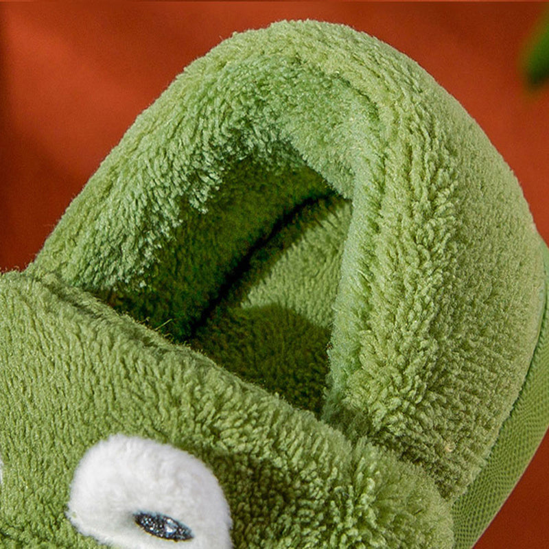 Dino knuffelpantoffels – zachte en warme sloffen voor peuters – materiaal: Zacht pluche voor extra comfort — afbeelding 10