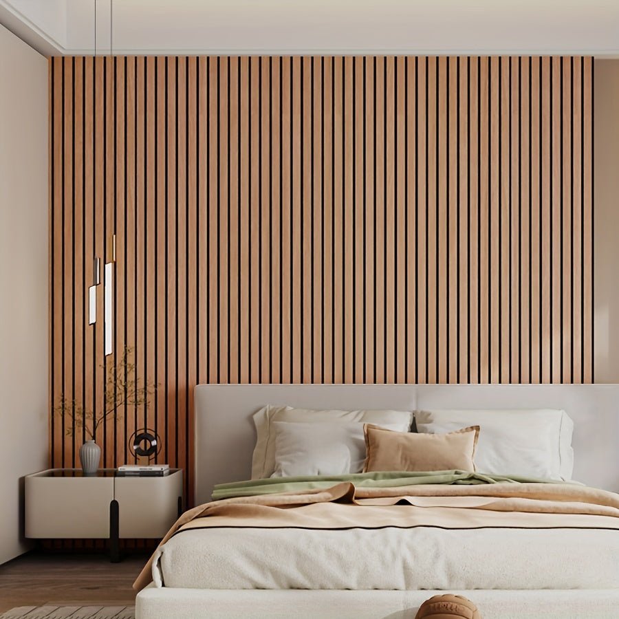 3D zelfklevende wandpanelen met realistische houtlook