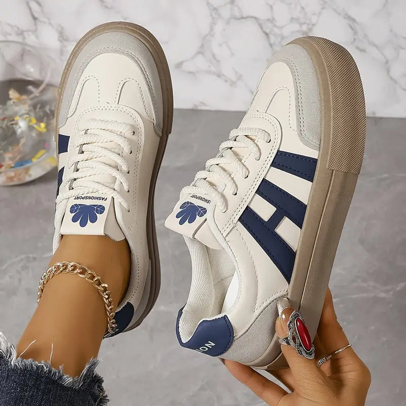 Modieuze plateau sneakers dames