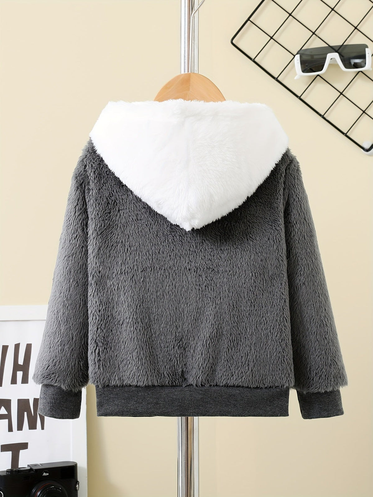 Fleece capuchonjack met rits voor kinderen