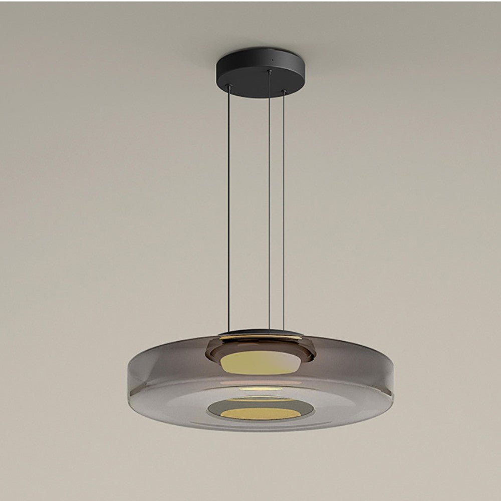 Glazen hanglamp in bauhaus stijl — afbeelding 17