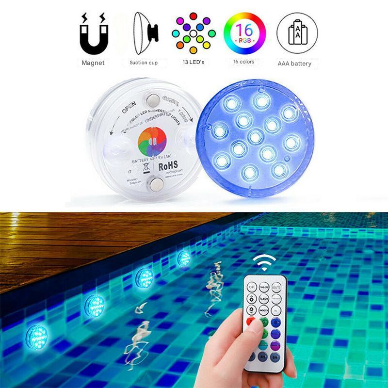 LED onderwaterlamp met afstandsbediening