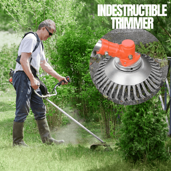 Stalen trimmerblad voor onkruid & gras