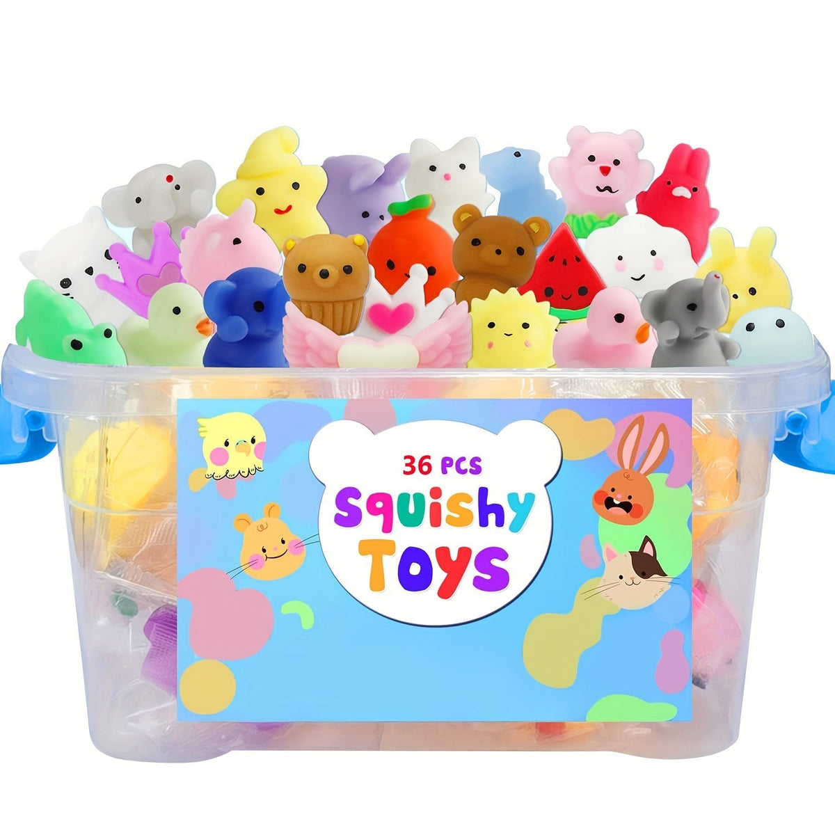 36 schattige squishy dieren speeltjes