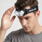 9-LED usb-oplaadbare hoofdlamp