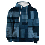 3D plaid hoodie