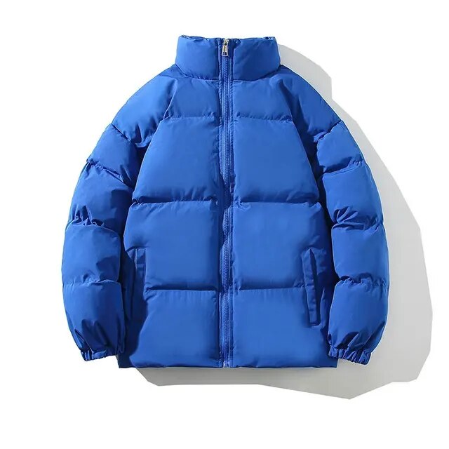 Casual winterjack met opstaande kraag