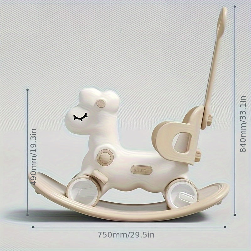 2-in-1 schommelpaard & loopfiets