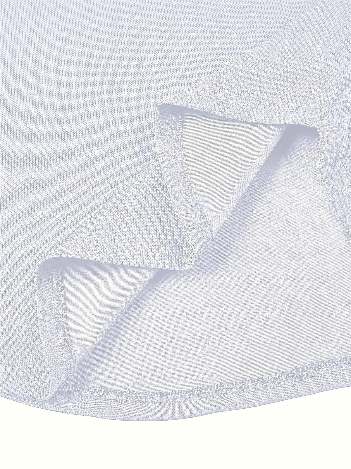 Heren T-shirt met diepe V-hals en textuur