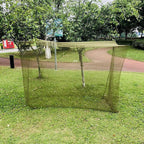 Buiten houten rechthoekig vliegnet canopy — afbeelding 36