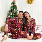 Koppel kerst matching onesie pyjama's