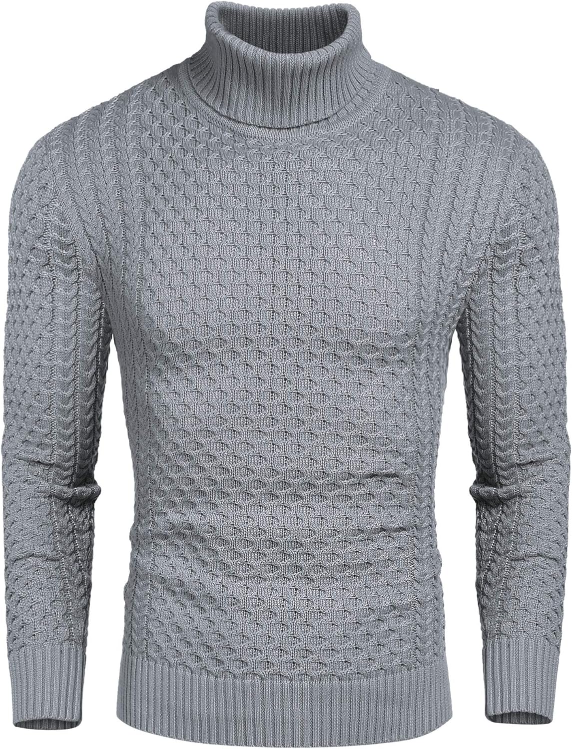 Casual gebreide heren coltrui