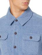 Heren fleece overhemd