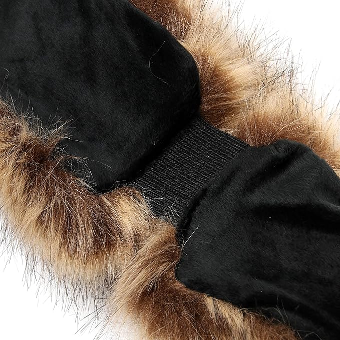 Winter haarband van imitatiebont