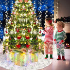 Verlichte kerstcadeau dozen