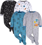 Gerber baby slaappakje voor jongens met voetjes