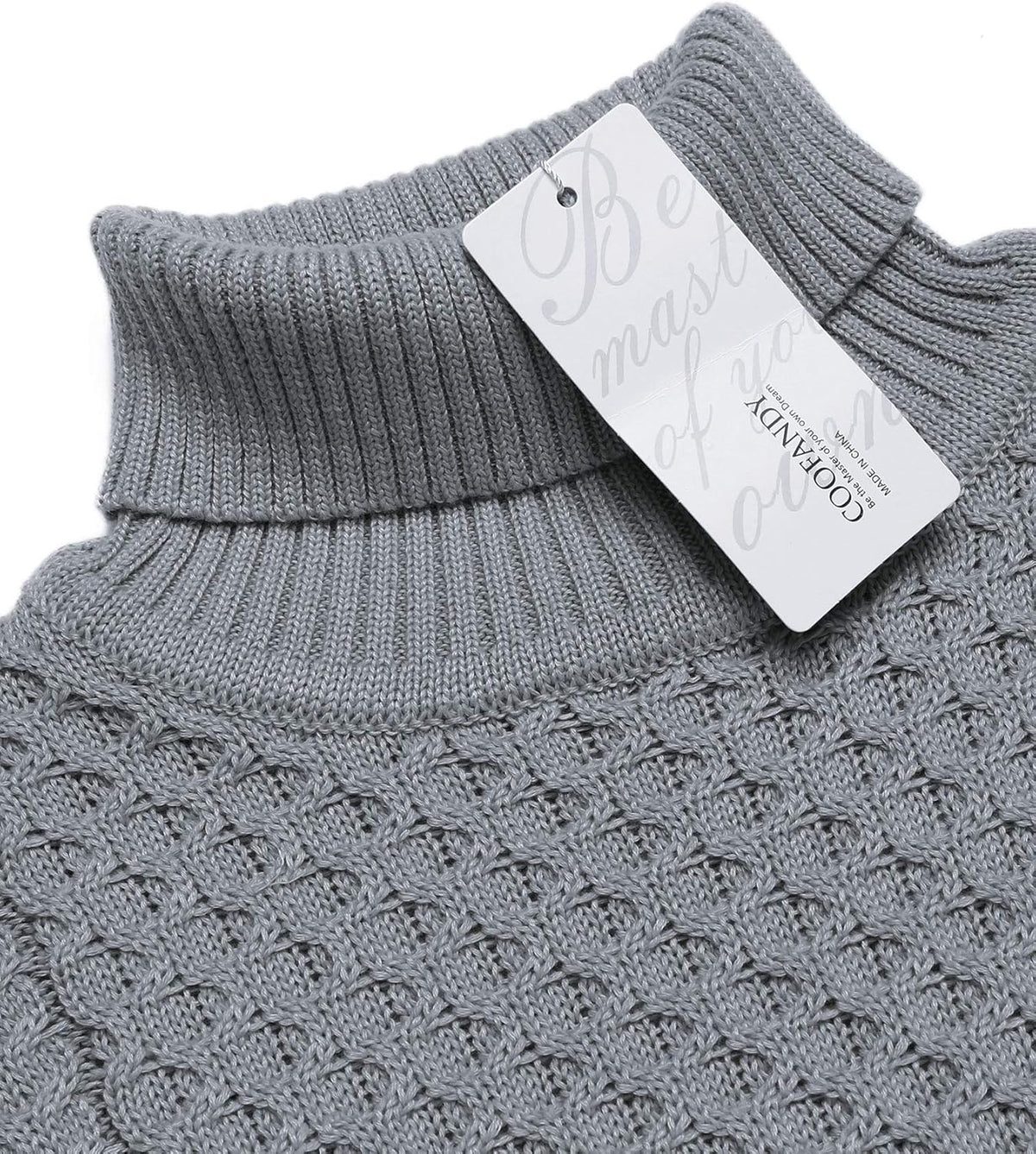 Casual gebreide heren coltrui