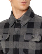 Heren fleece overhemd