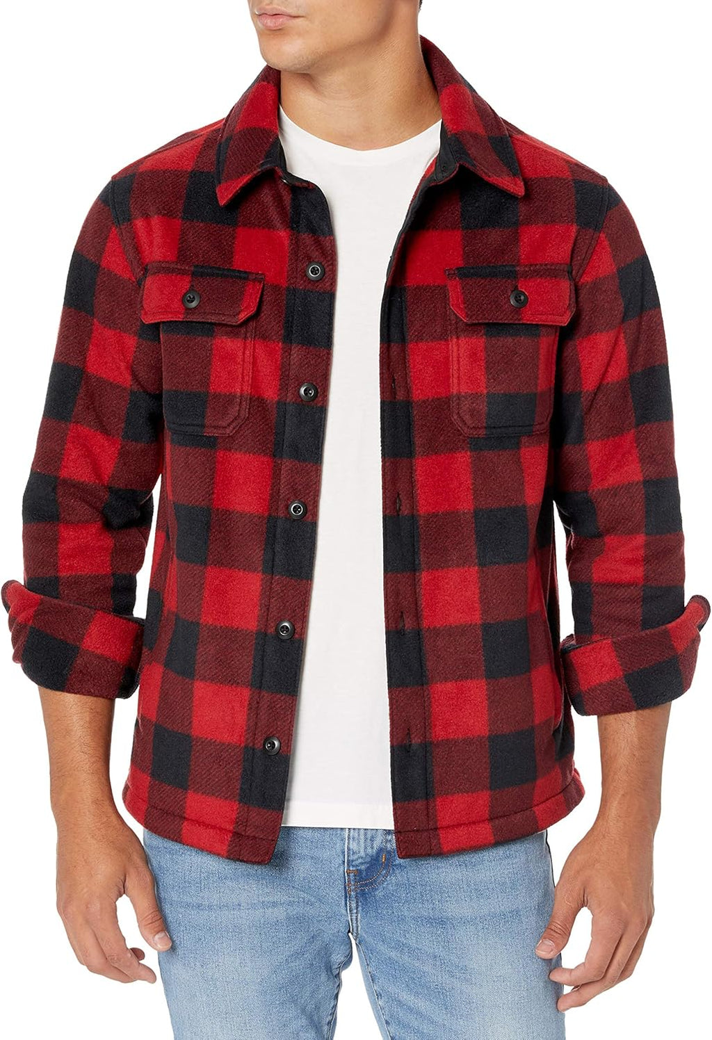 Heren fleece overhemd — afbeelding 19