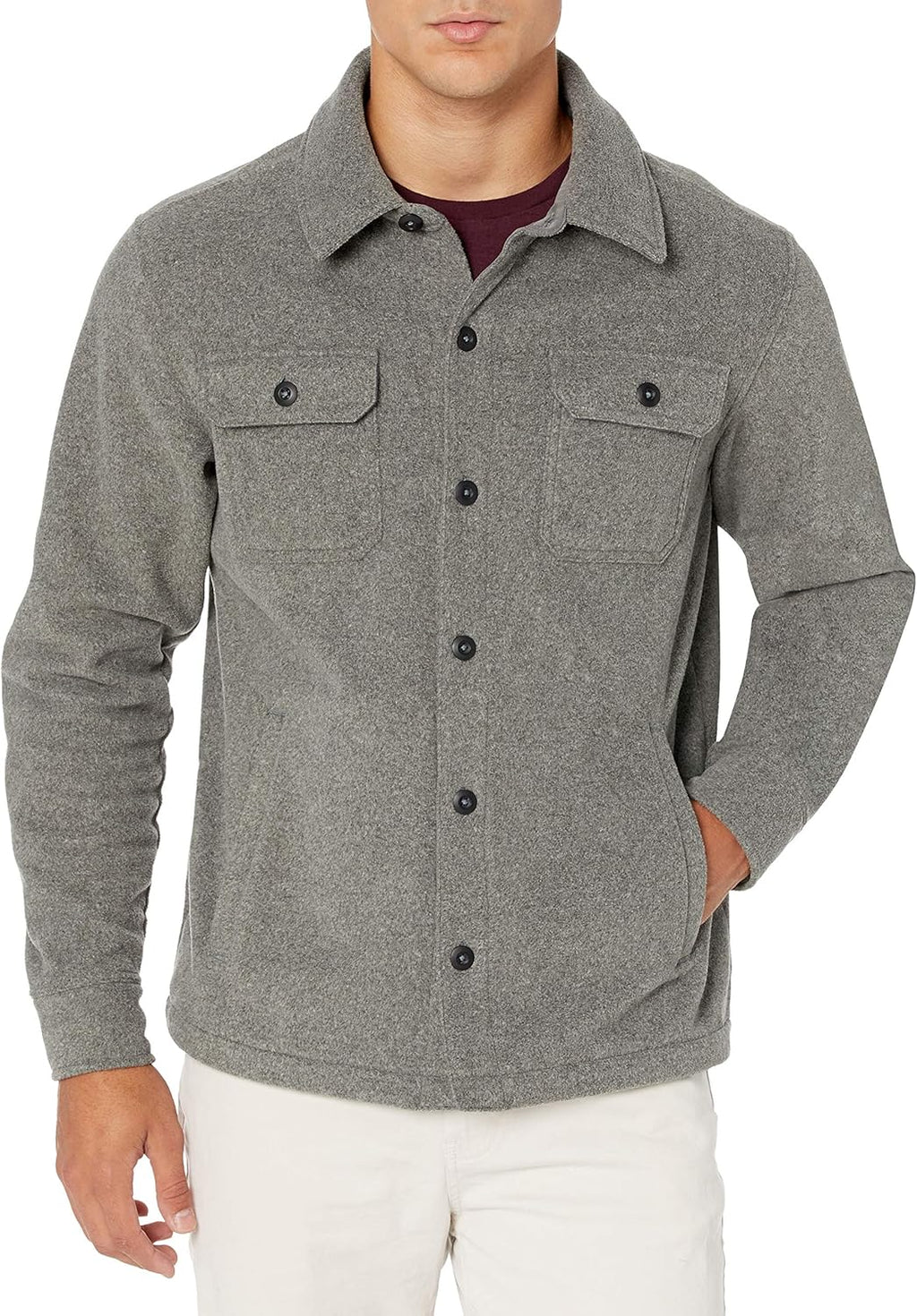 Heren fleece overhemd — afbeelding 50